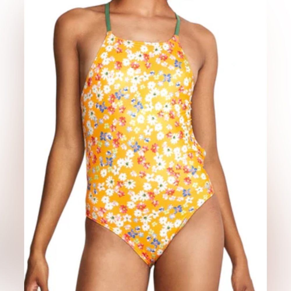 Girls Speedo Vibe Floral One Piece - worn once